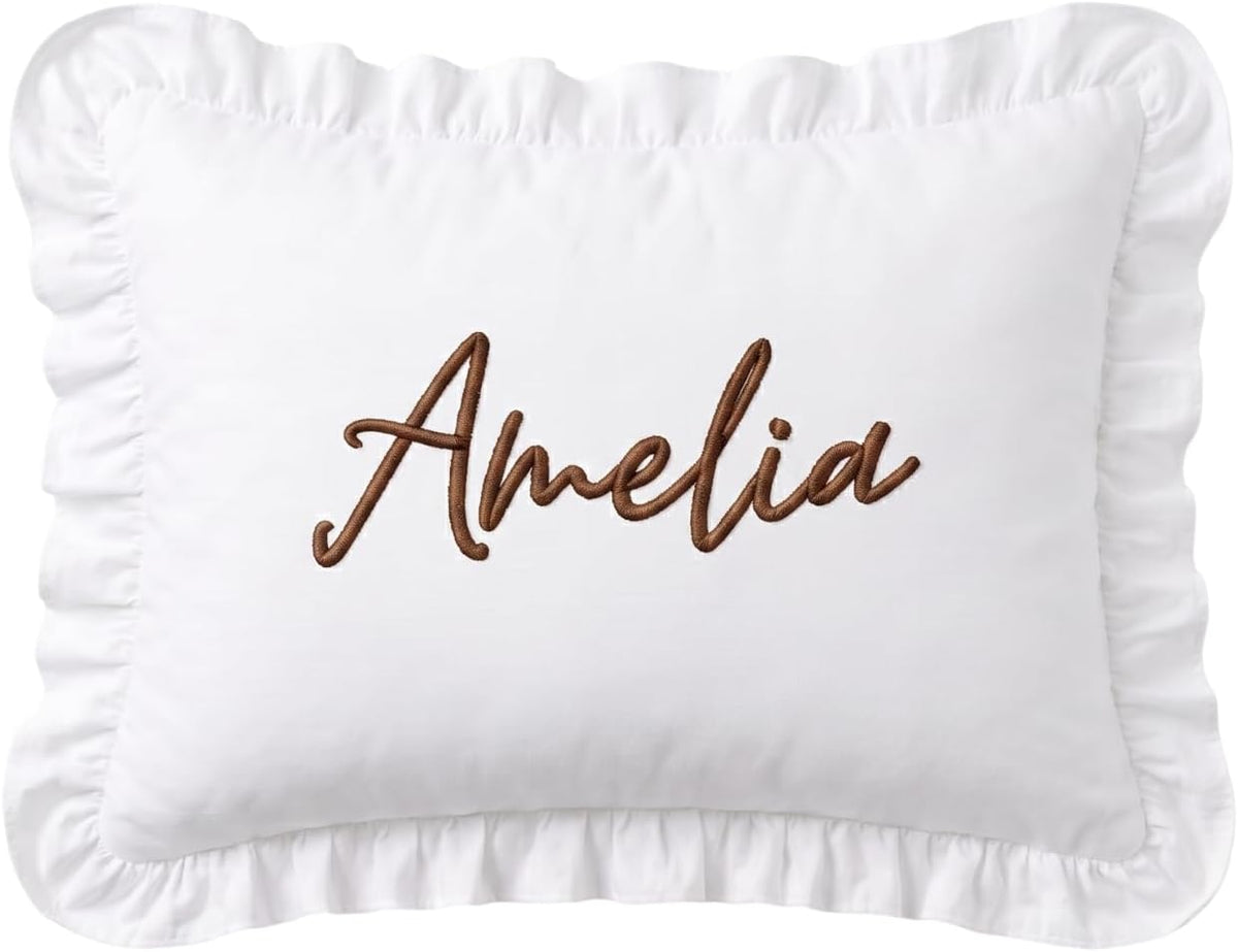Personalized Embroidered Pillow Cover — 26