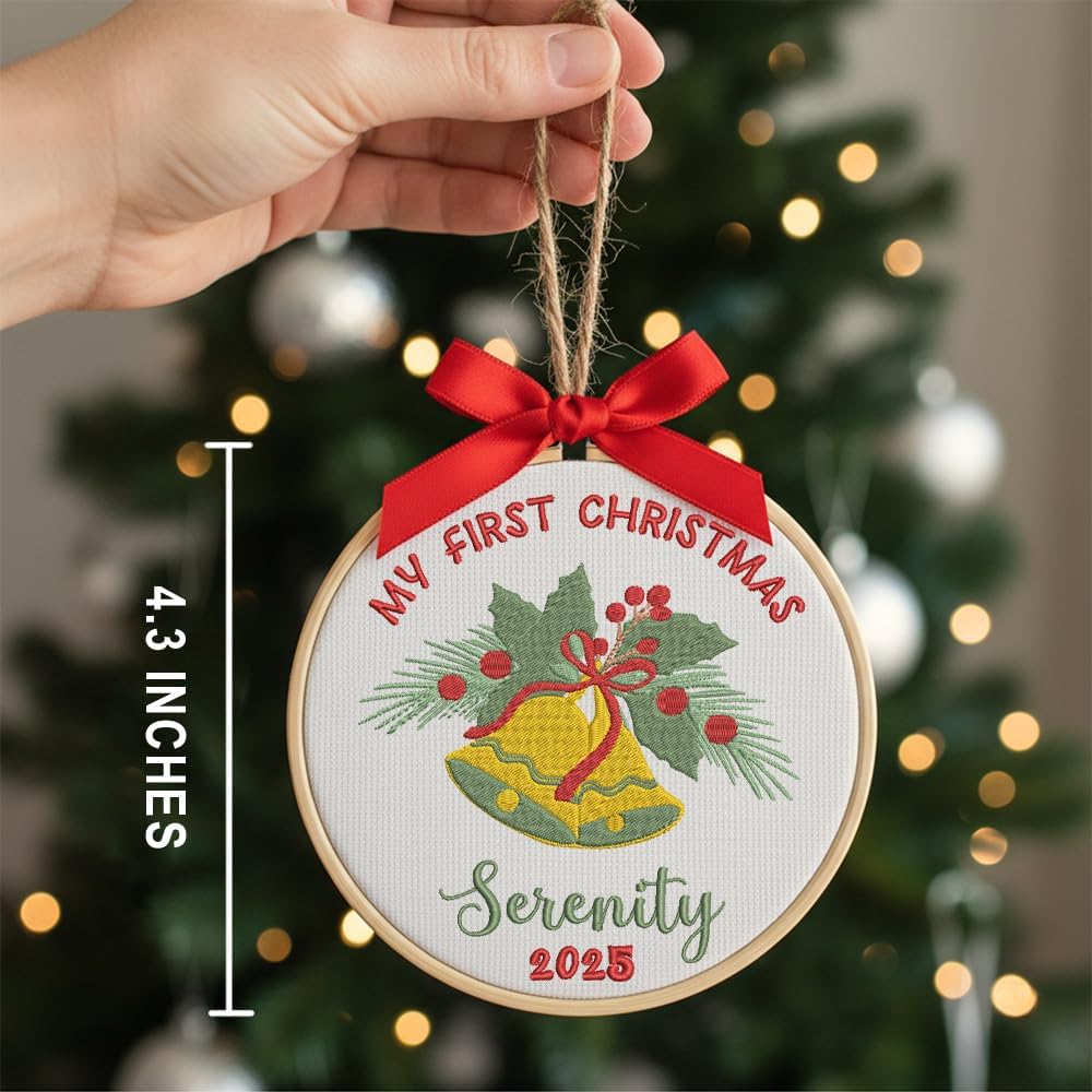 Pregnancy Announcement Christmas Ornament — image 3