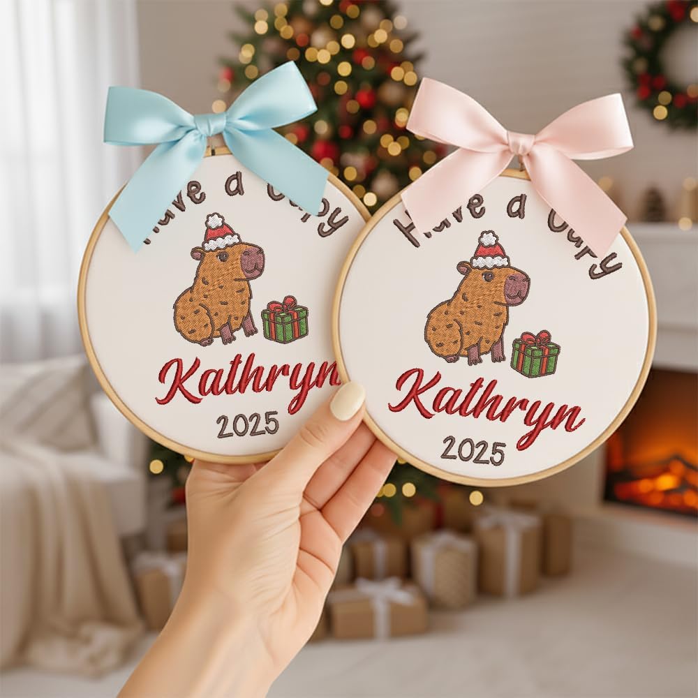 Personalized Baby's First Christmas Ornament — 10 — image 2
