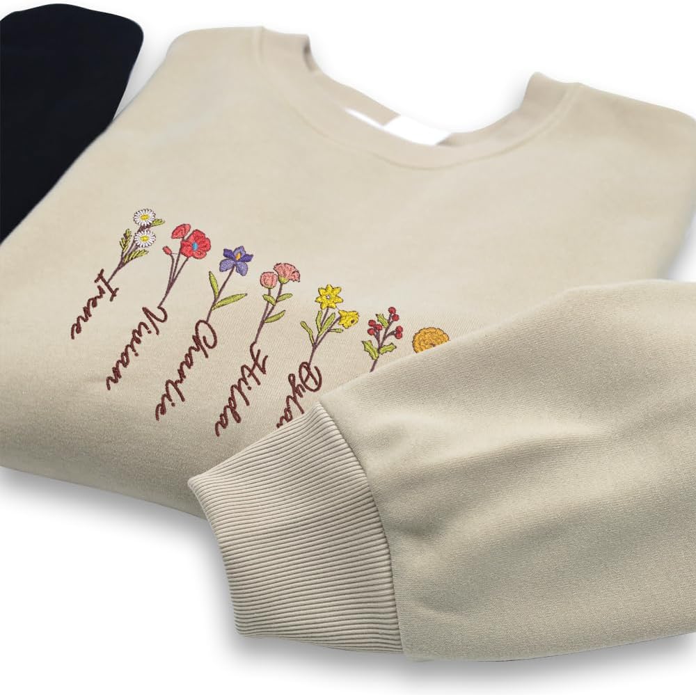 Personalized Embroidered Sweatshirt — image 2