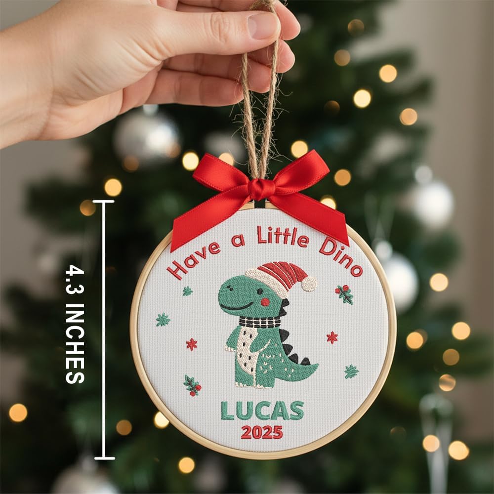 Personalized Baby's First Christmas Ornament — 2 — image 3