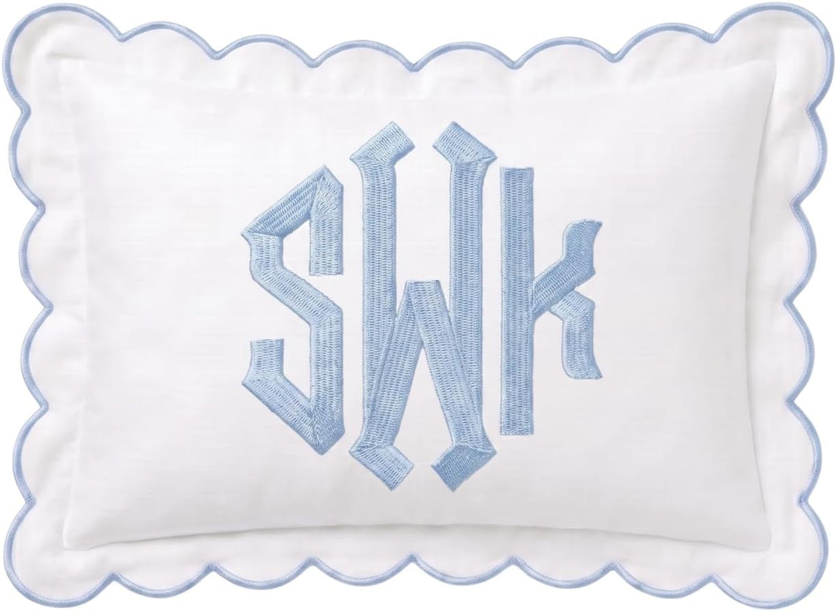 Personalized Embroidered Pillow Cover