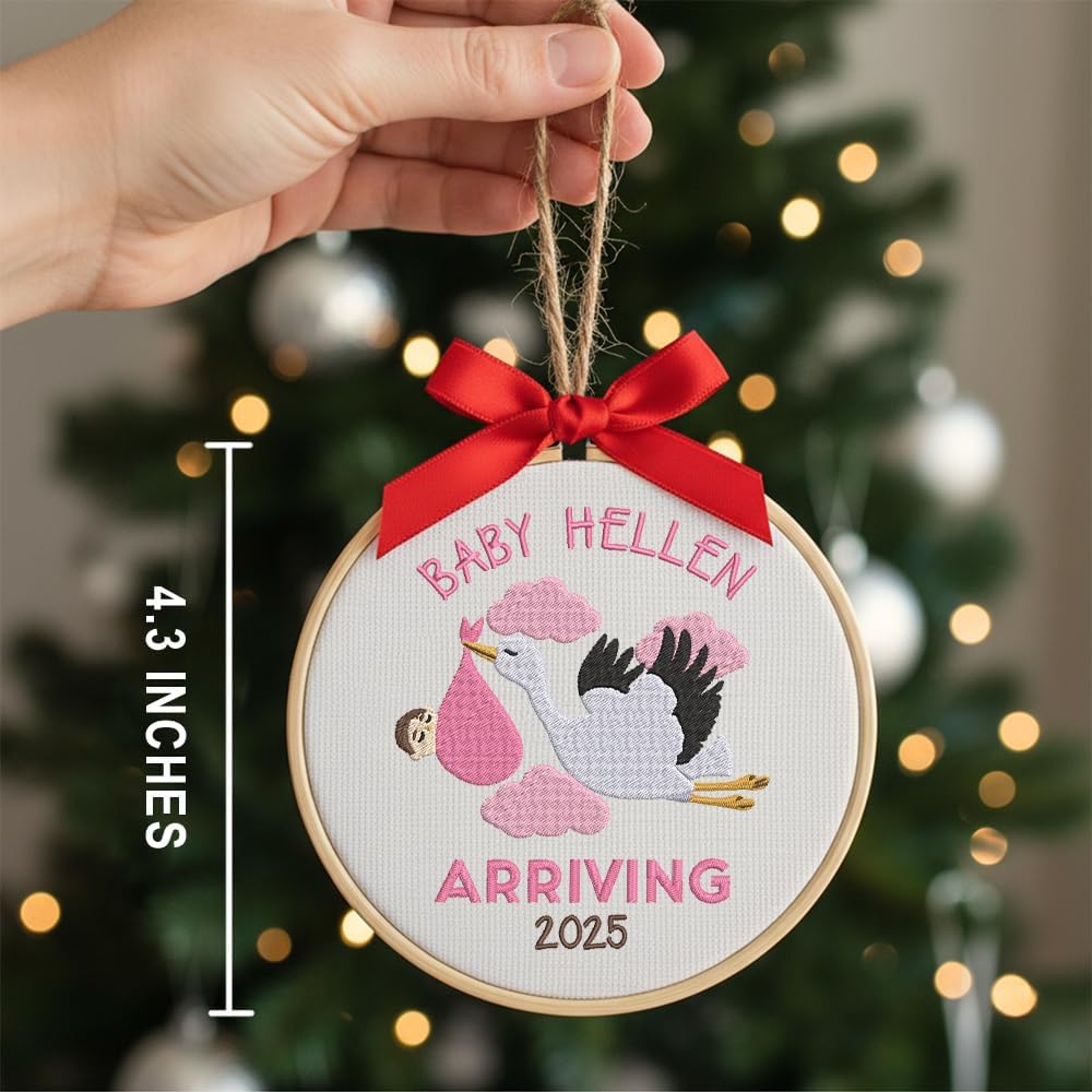 Personalized Baby's First Christmas Ornament — 1 — image 3