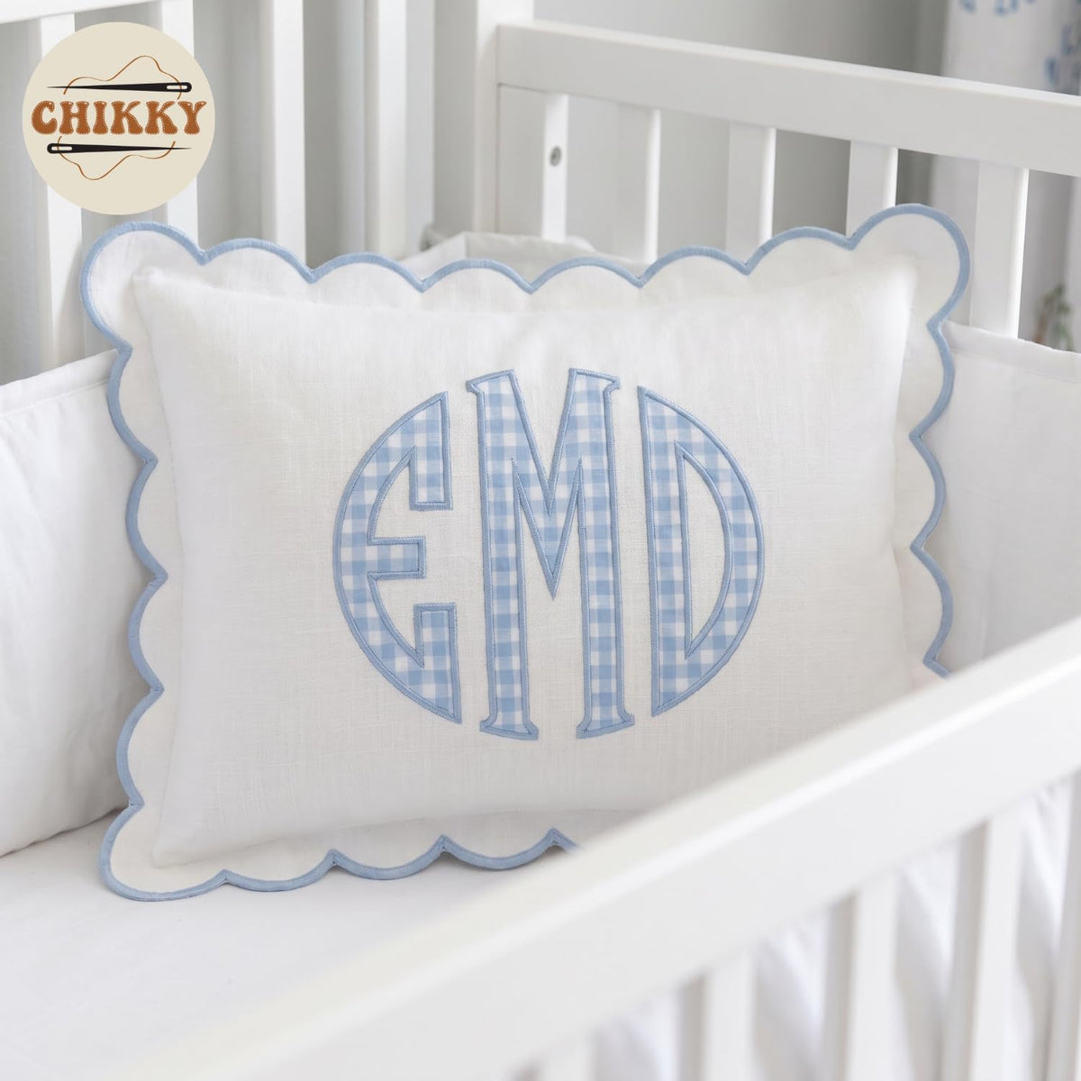 Personalized Embroidered Pillow Cover — image 2