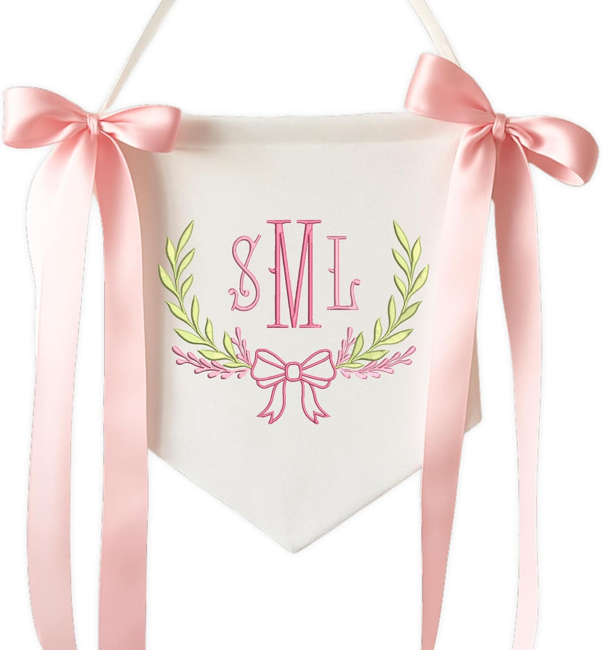 Personalized Embroidered Baby Name Banner — 1