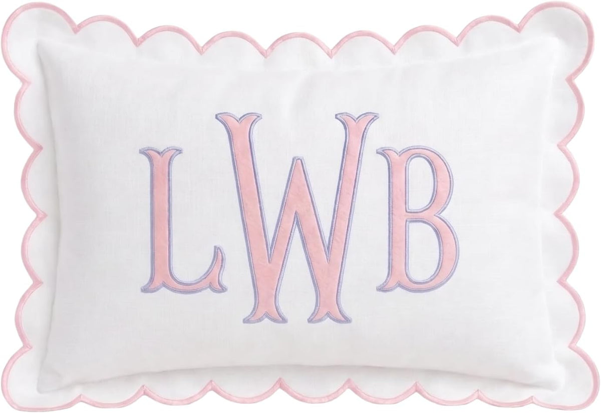 Personalized Embroidered Pillow Cover