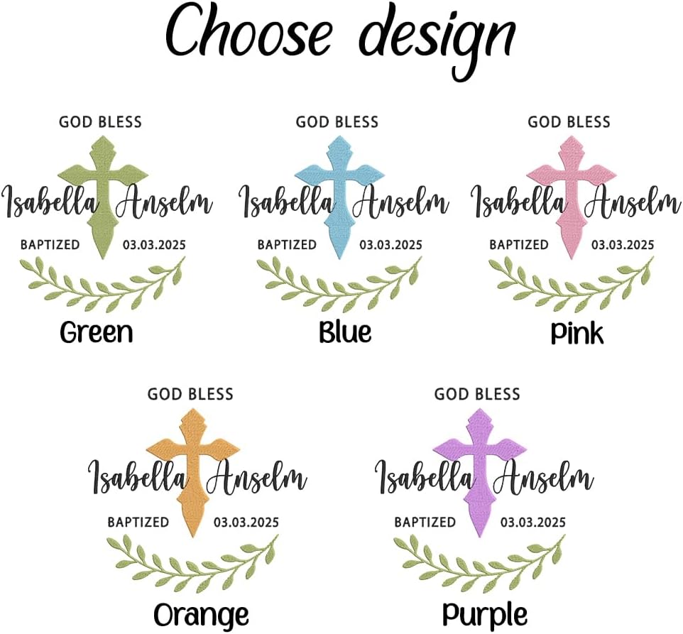 Personalized Embroidered Baby Name Banner — 8 — image 9