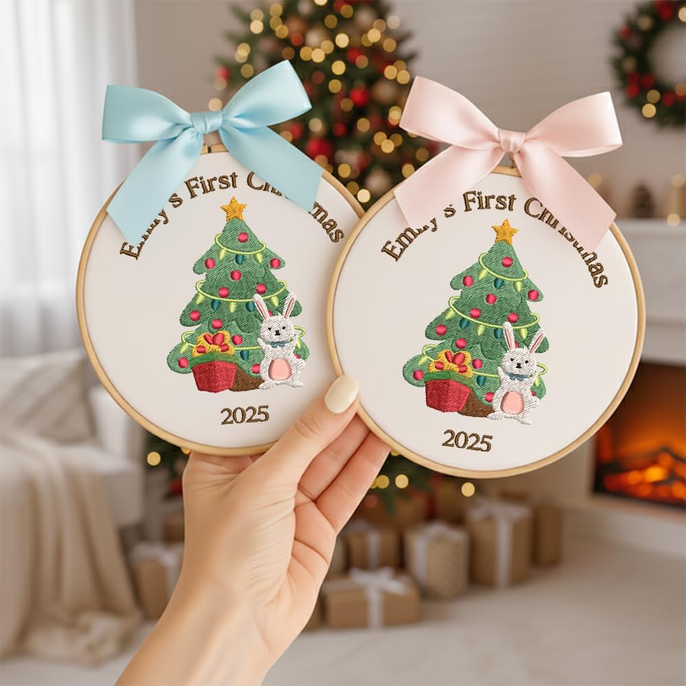 Personalized Baby's First Christmas Ornament — 4 — image 2