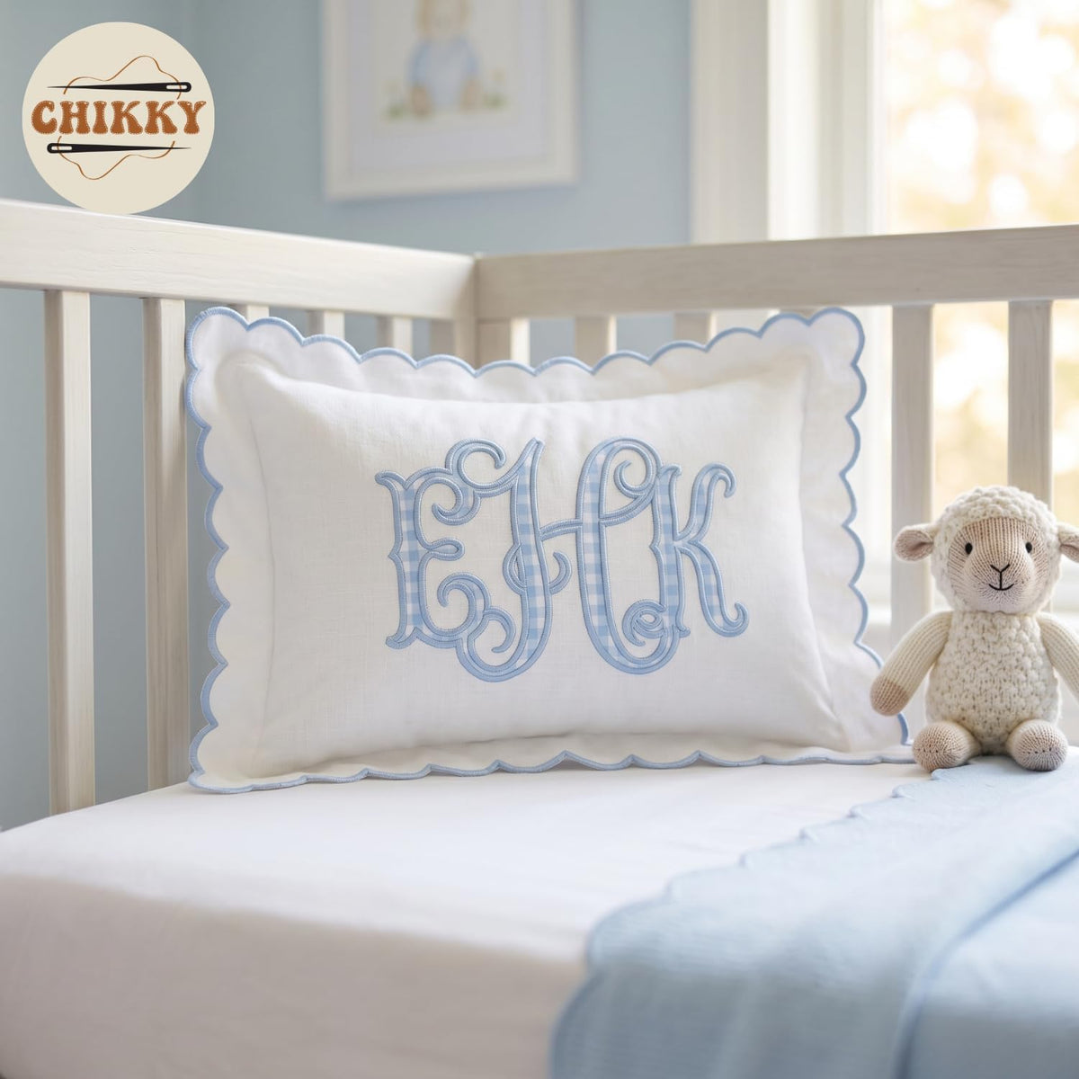 Personalized Embroidered Pillow Cover — image 2