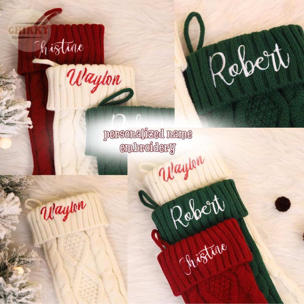 Personalized Embroidered Christmas Stocking — Style 3 — image 8