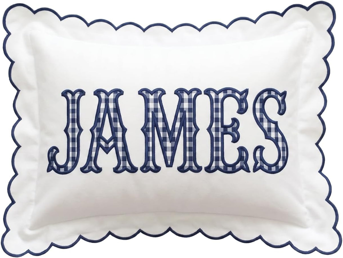 Personalized Embroidered Pillow Cover — 16