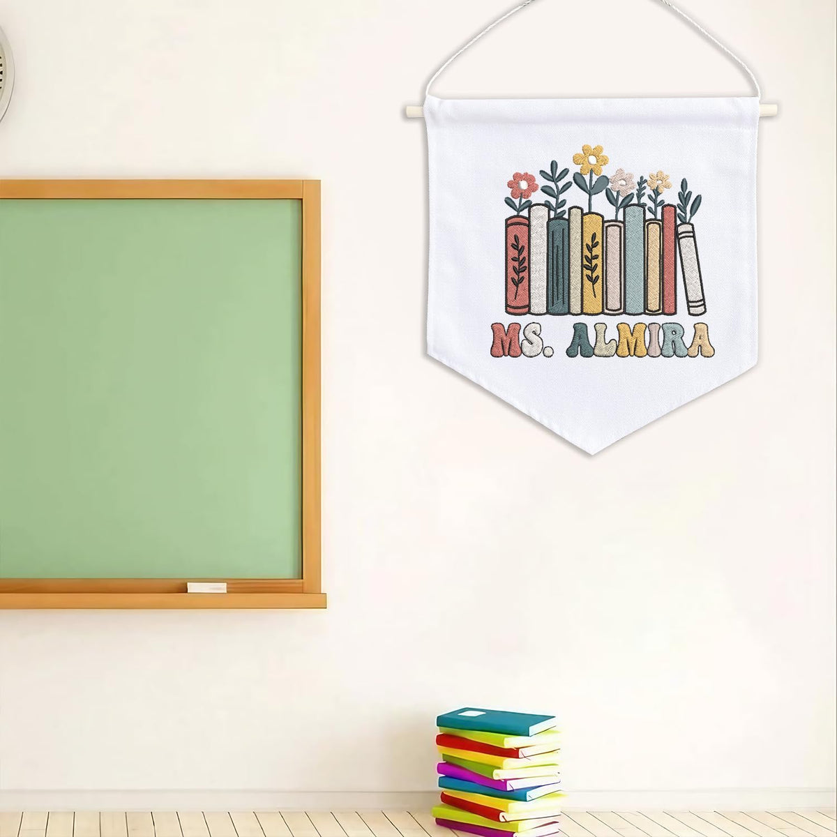 Personalized Embroidered Teacher Banner — 1 — image 8