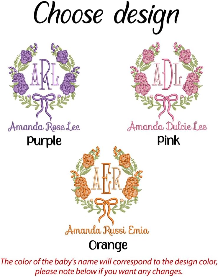 Personalized Embroidered Baby Name Banner — 1 — image 7