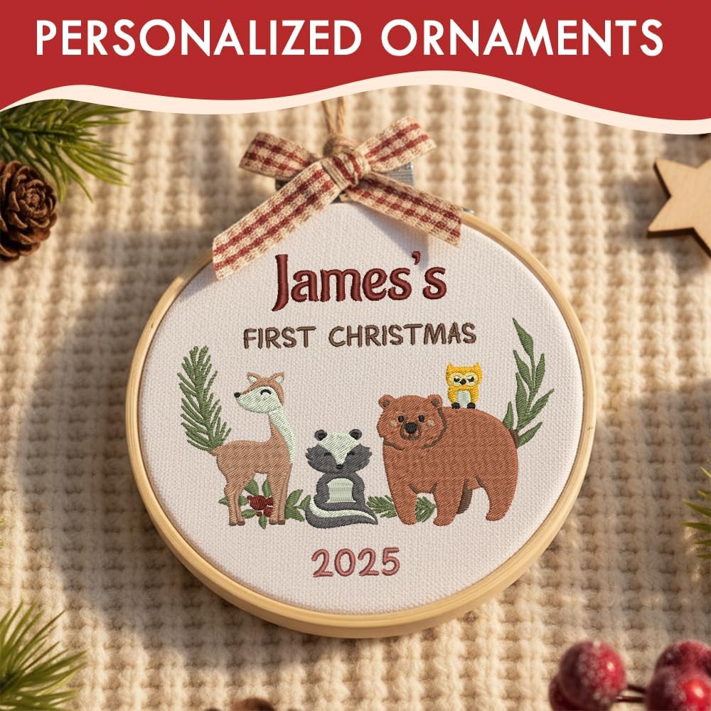 Personalized Baby Name Christmas Ornament — image 8