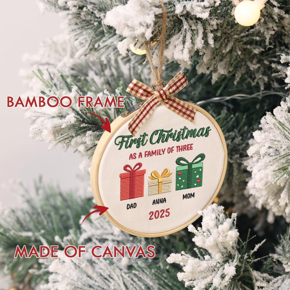 Personalized Baby's First Christmas Ornament — 10 — image 6