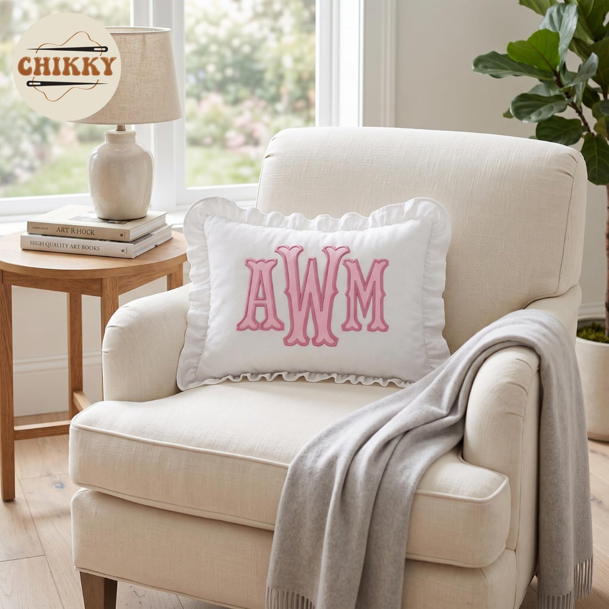 Personalized Embroidered Pillow Cover — image 5