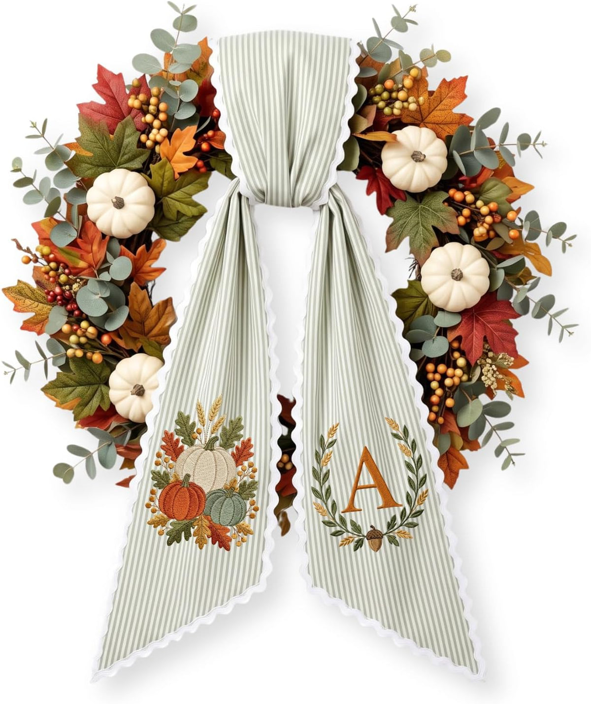 Halloween Personalized Wreath Sash