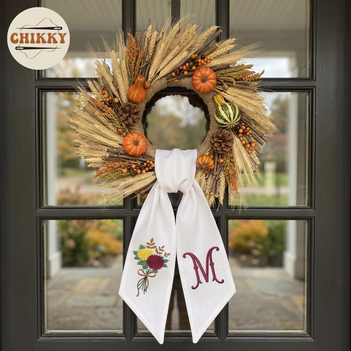Christmas Personalized Wreath Sash — 24 — image 2
