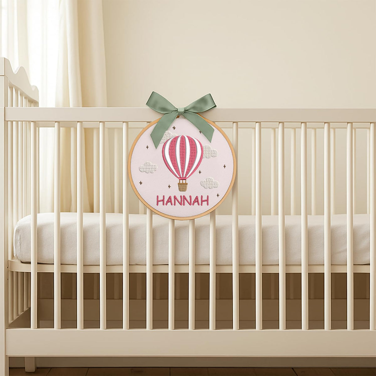 Personalized Embroidered Baby Name Hoop — 11 — image 6