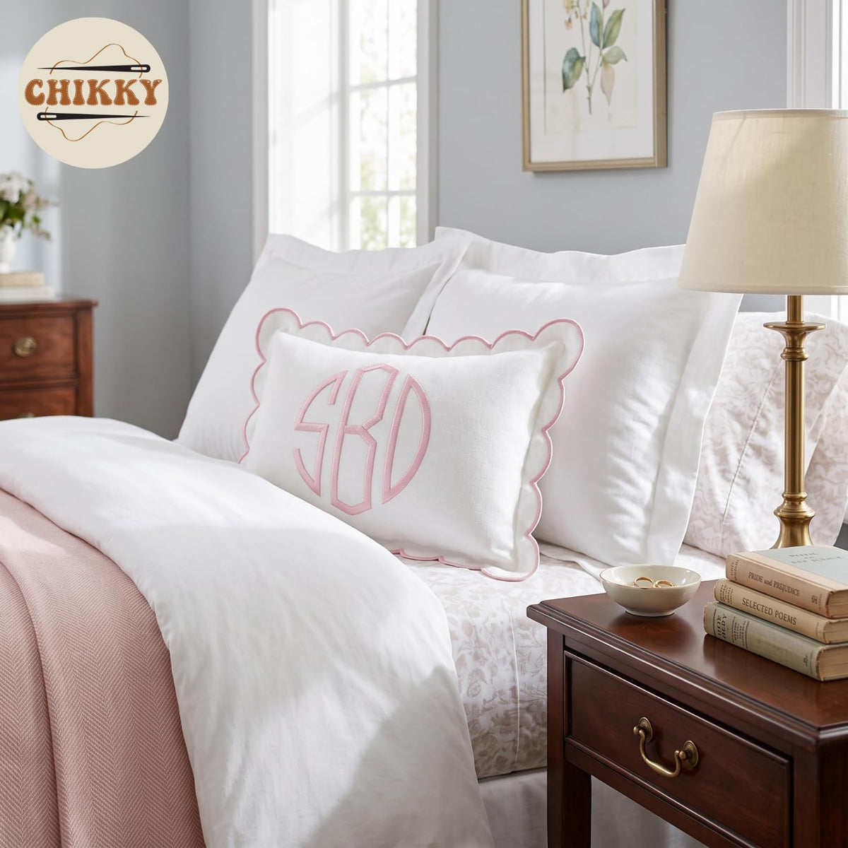 Personalized Embroidered Pillow Cover — image 4
