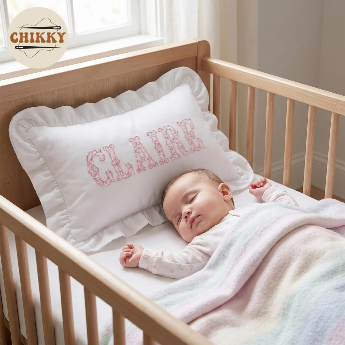 Personalized Embroidered Pillow Cover — 29 — image 4