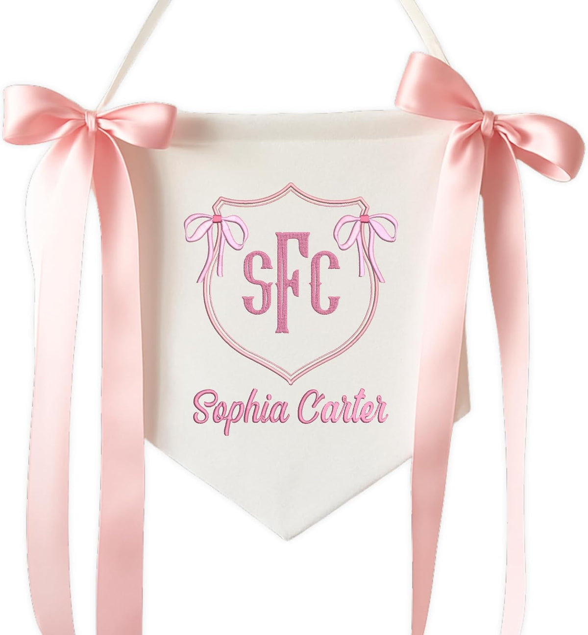 Personalized Embroidered Baby Name Banner — 4