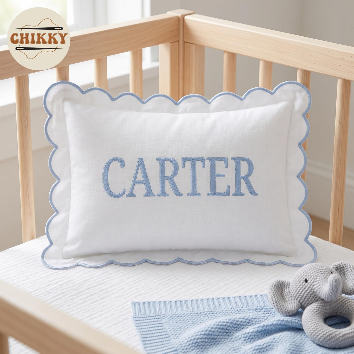 Personalized Embroidered Pillow Cover — 23 — image 5