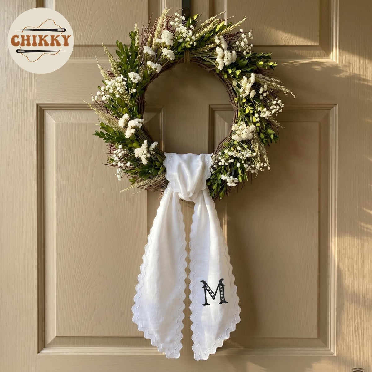 Christmas Personalized Wreath Sash — image 6