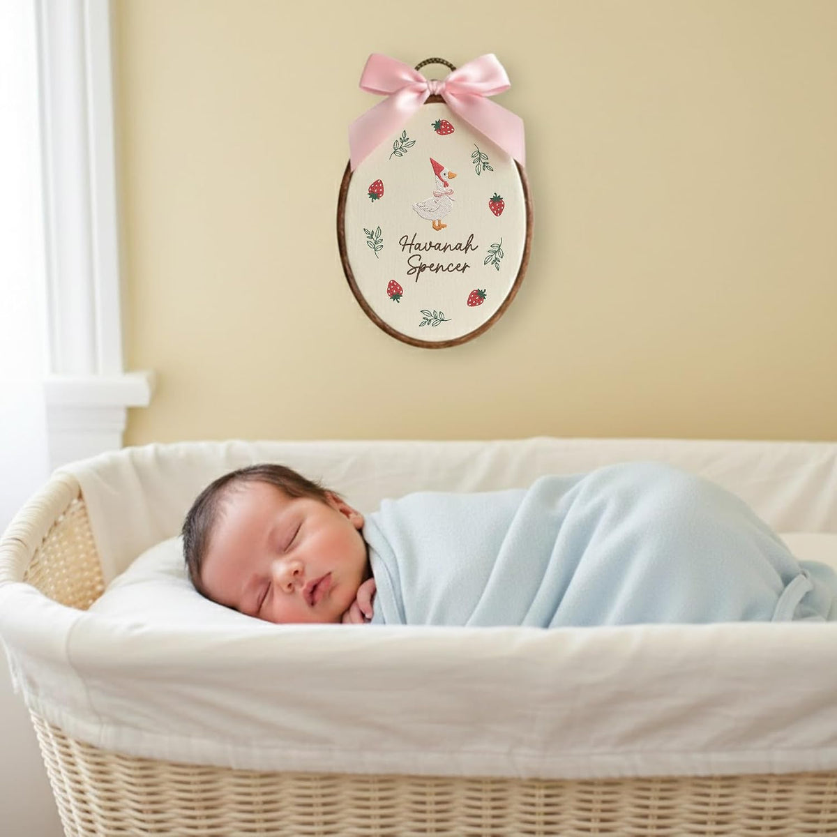 Personalized Embroidered Baby Name Hoop — 15 — image 3