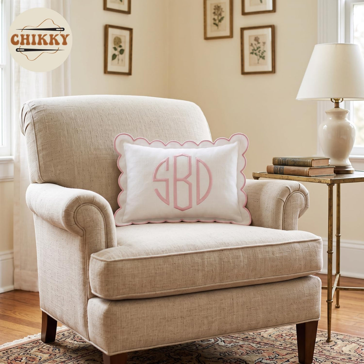 Personalized Embroidered Pillow Cover — image 5