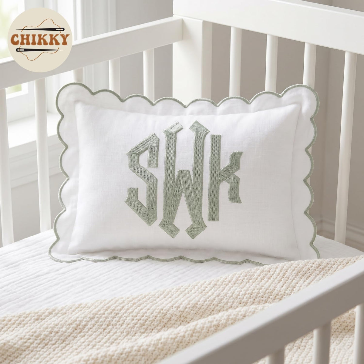 Personalized Embroidered Pillow Cover — 9 — image 2