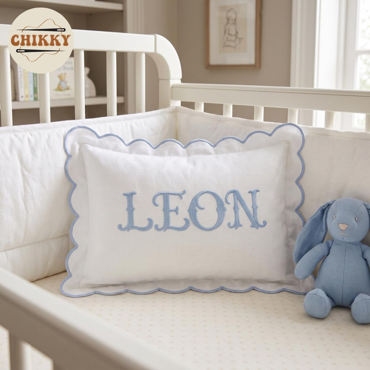 Personalized Embroidered Pillow Cover — 26 — image 6