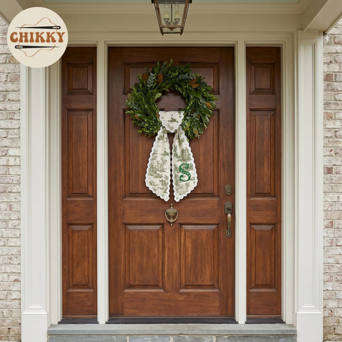 Christmas Personalized Wreath Sash — image 7