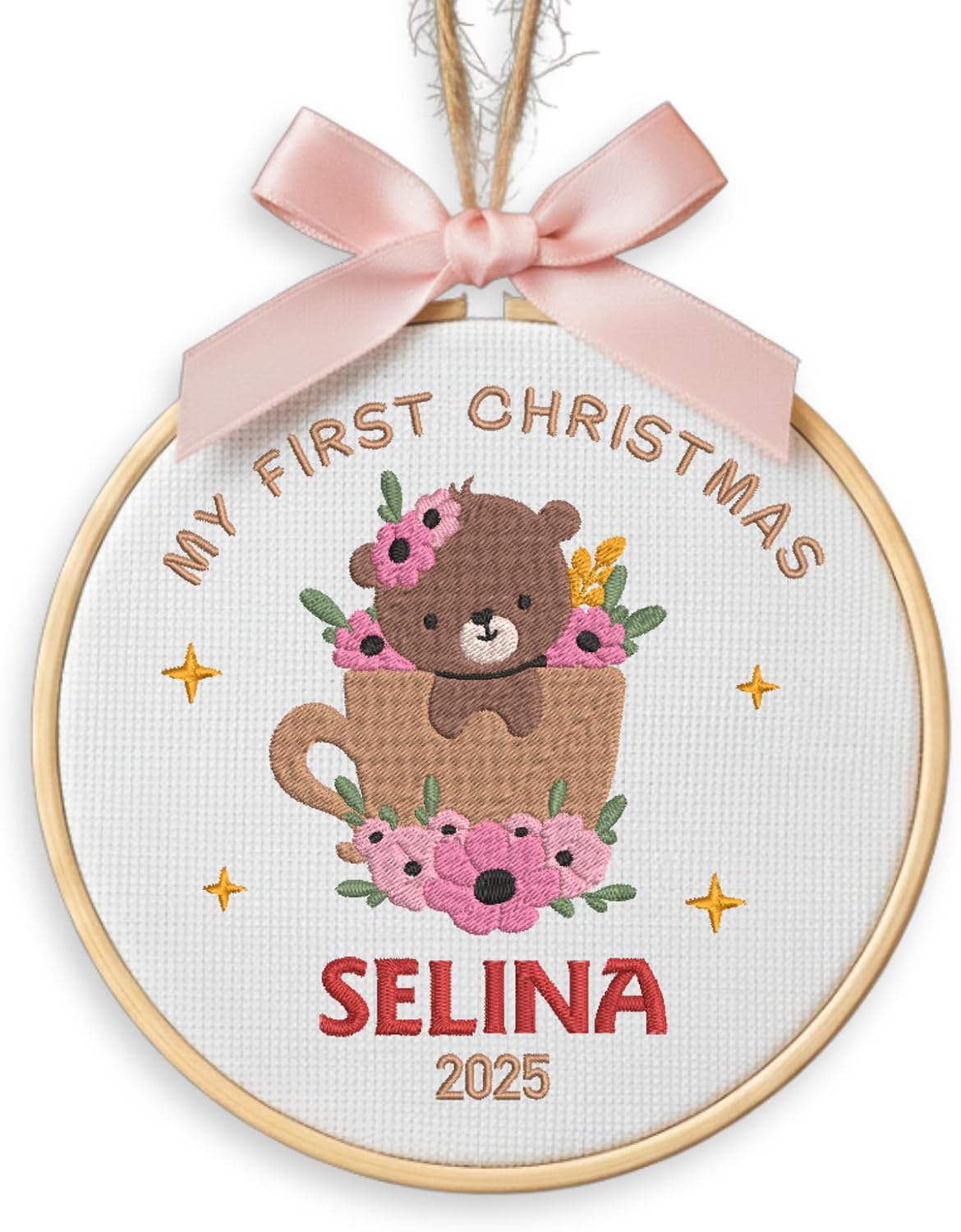 Personalized Baby's First Christmas Ornament — 5
