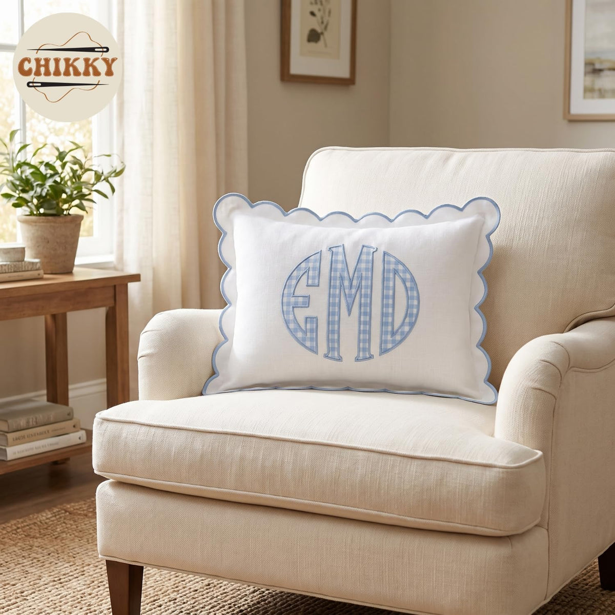 Personalized Embroidered Pillow Cover — image 5