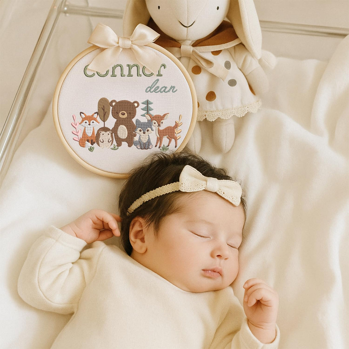 Personalized Embroidered Baby Name Hoop — 1 — image 4