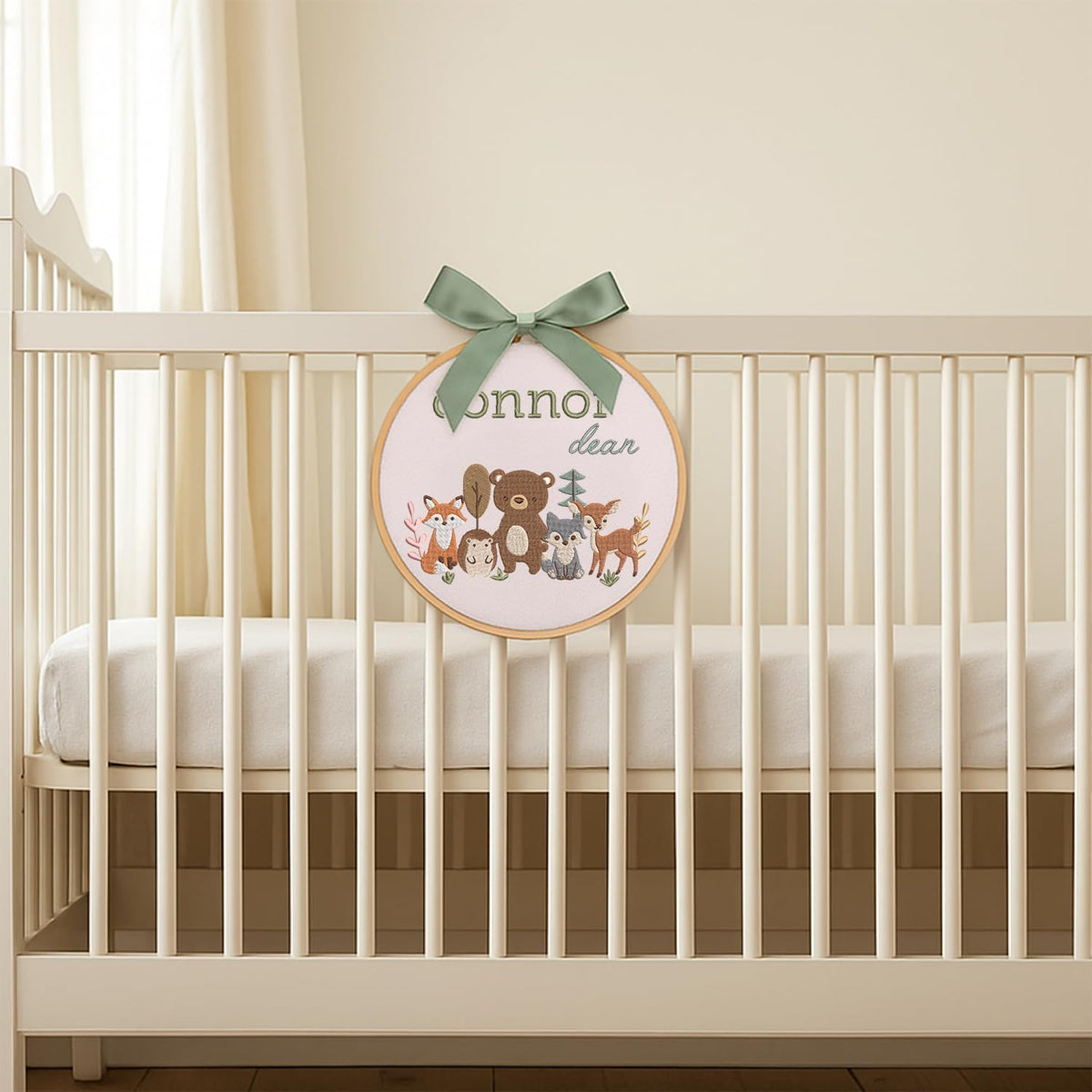 Personalized Embroidered Baby Name Hoop — 1 — image 6
