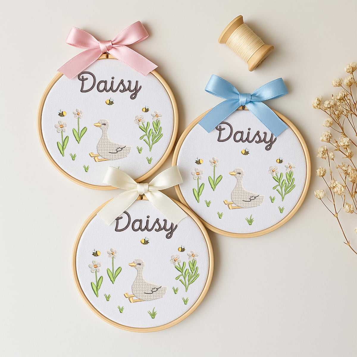 Personalized Embroidered Baby Name Hoop — 1 — image 2