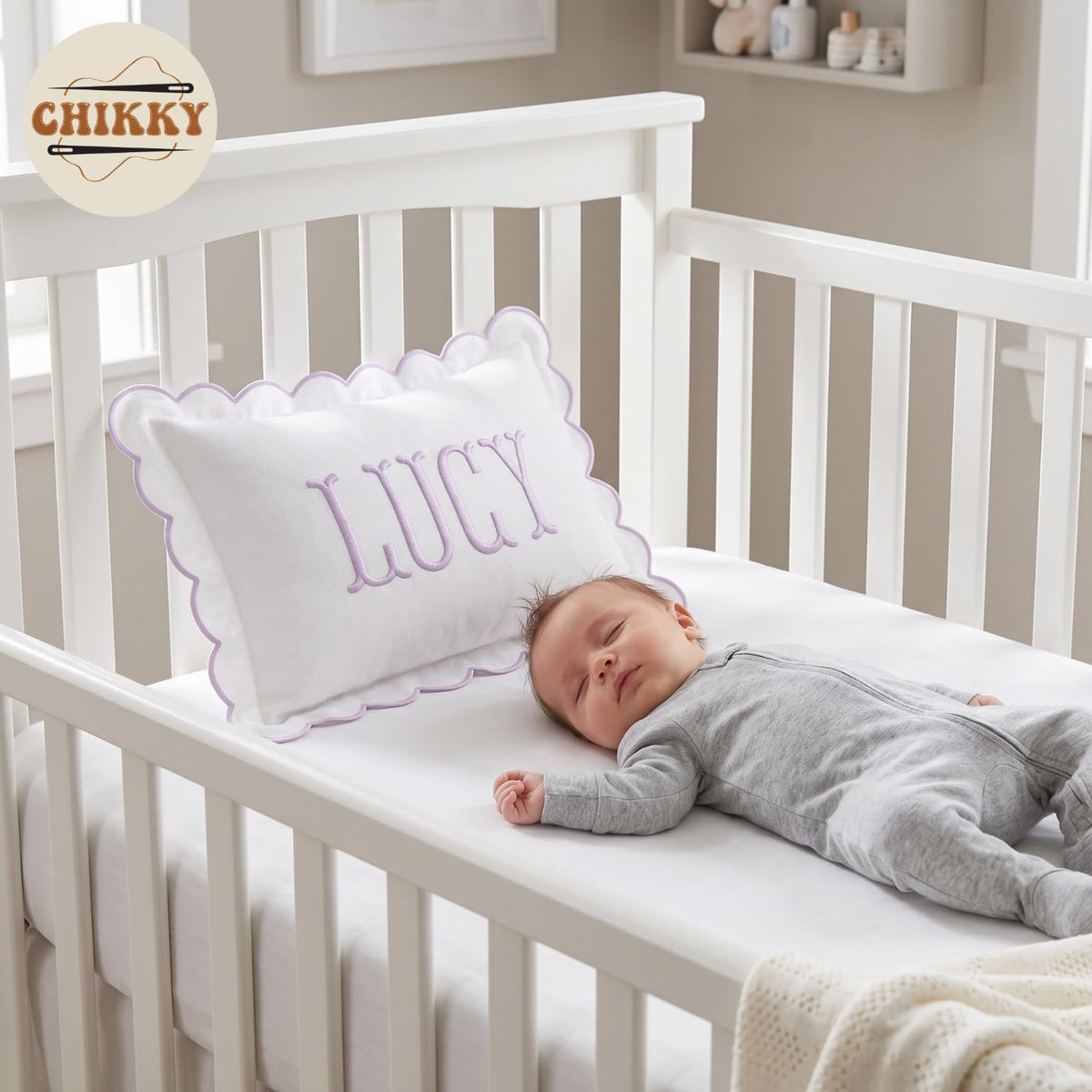 Personalized Embroidered Pillow Cover — 21 — image 3