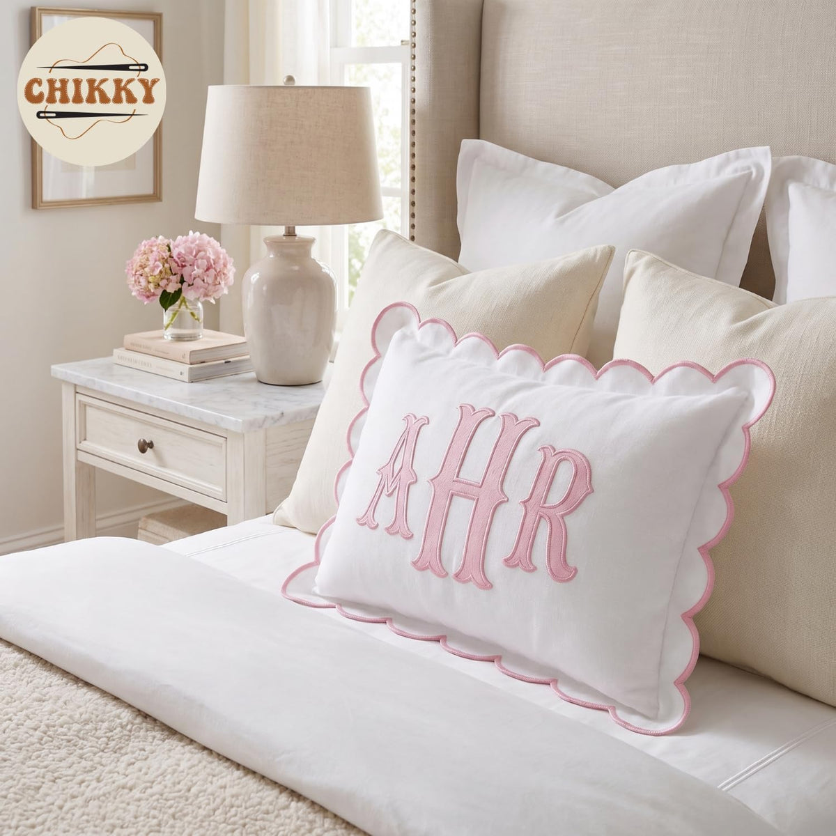 Personalized Embroidered Pillow Cover — image 4
