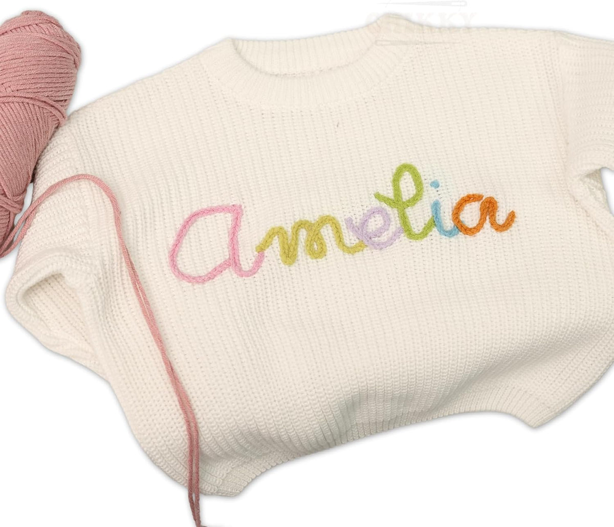 Personalized Baby Name Sweater