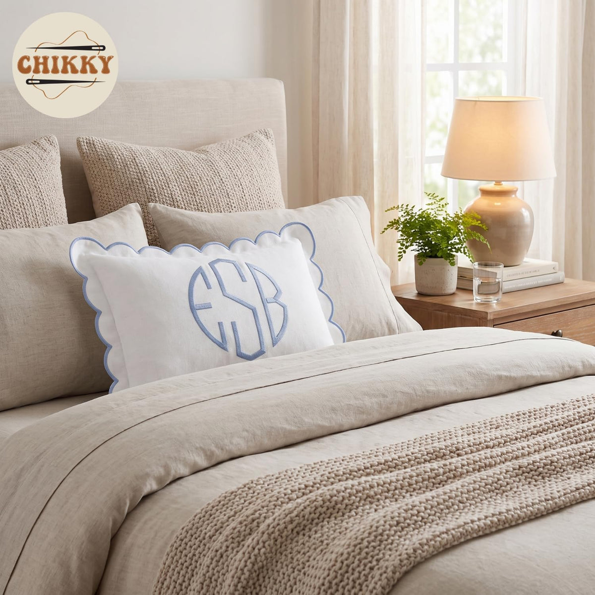 Personalized Embroidered Pillow Cover — 12 — image 4