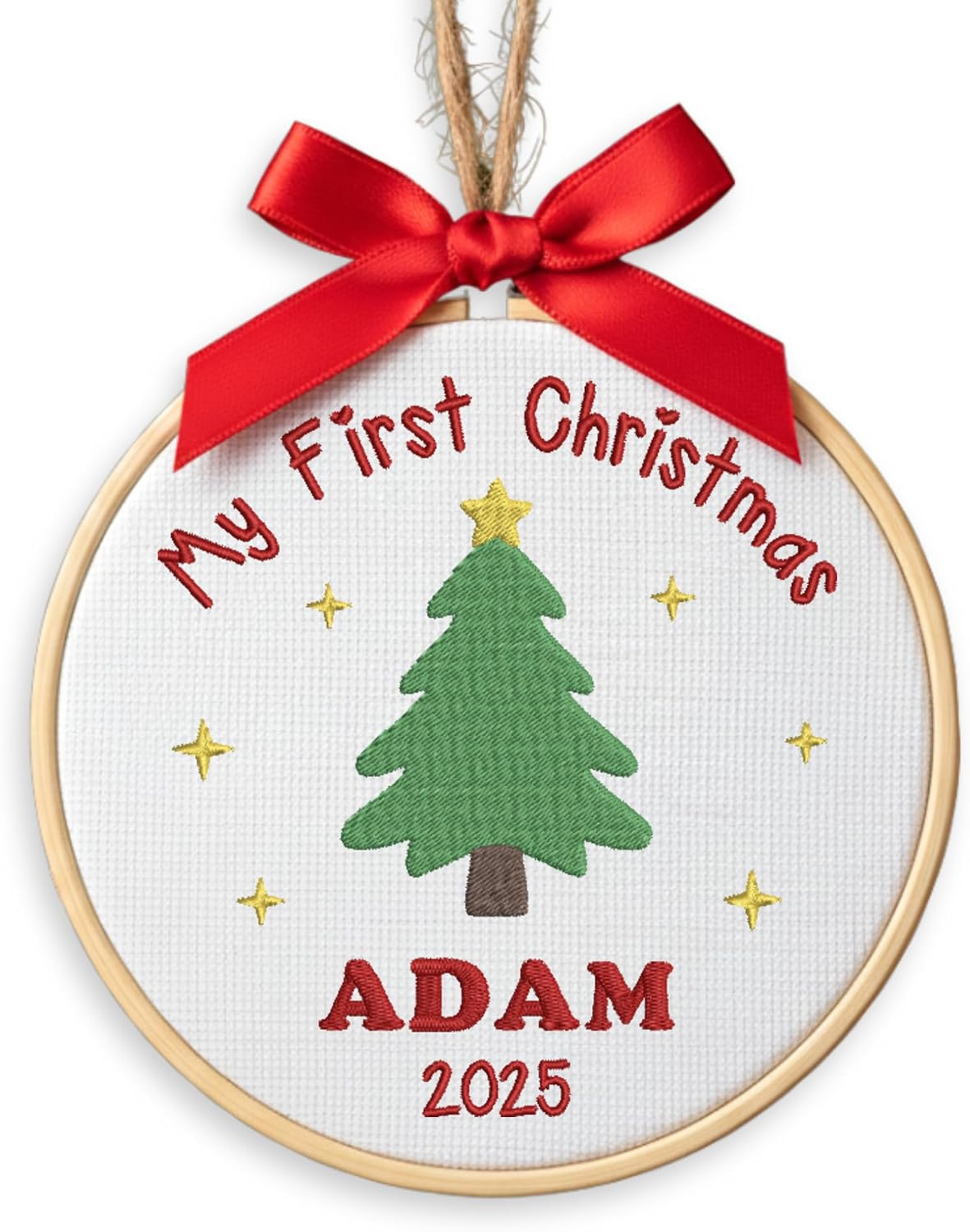Personalized Baby's First Christmas Ornament — 7