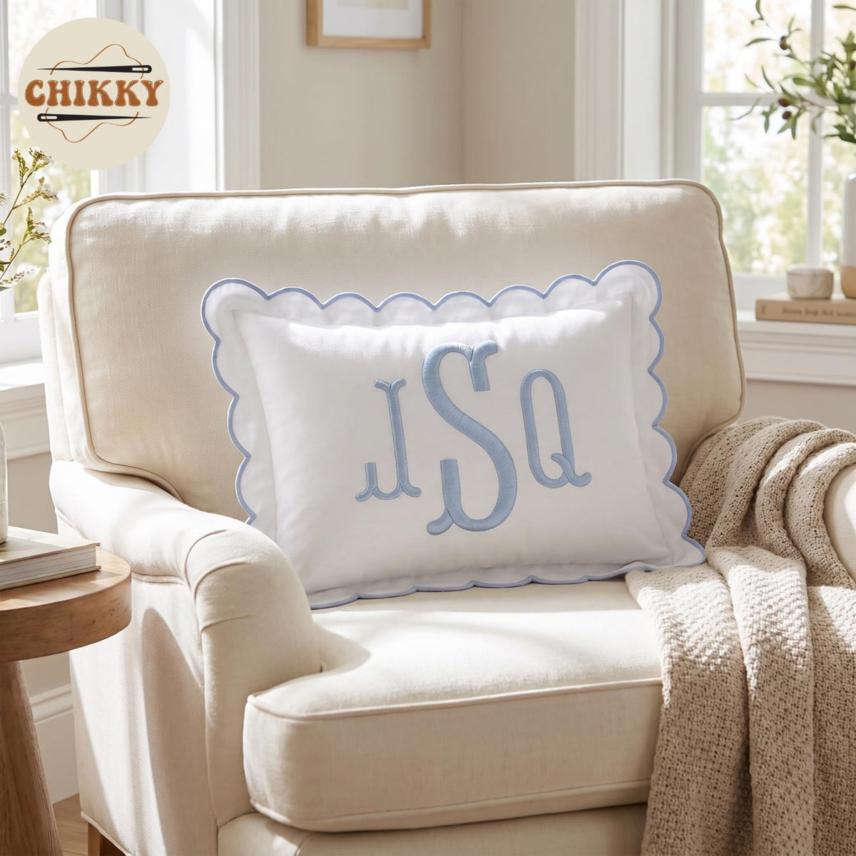 Personalized Embroidered Pillow Cover — 16 — image 5