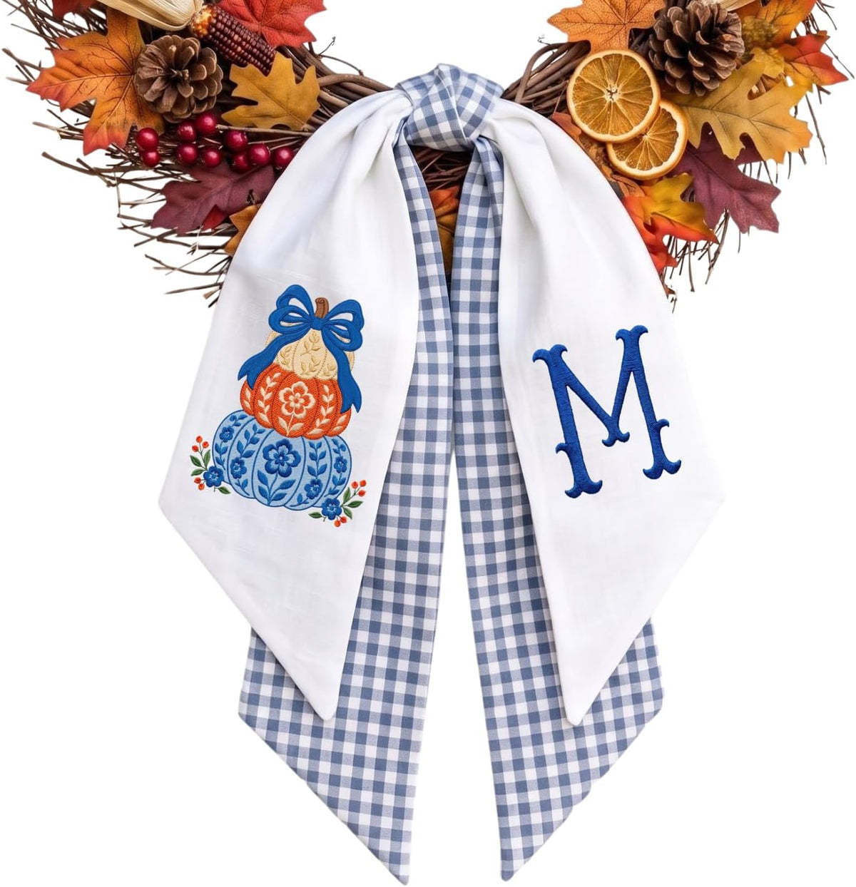 Halloween Personalized Wreath Sash