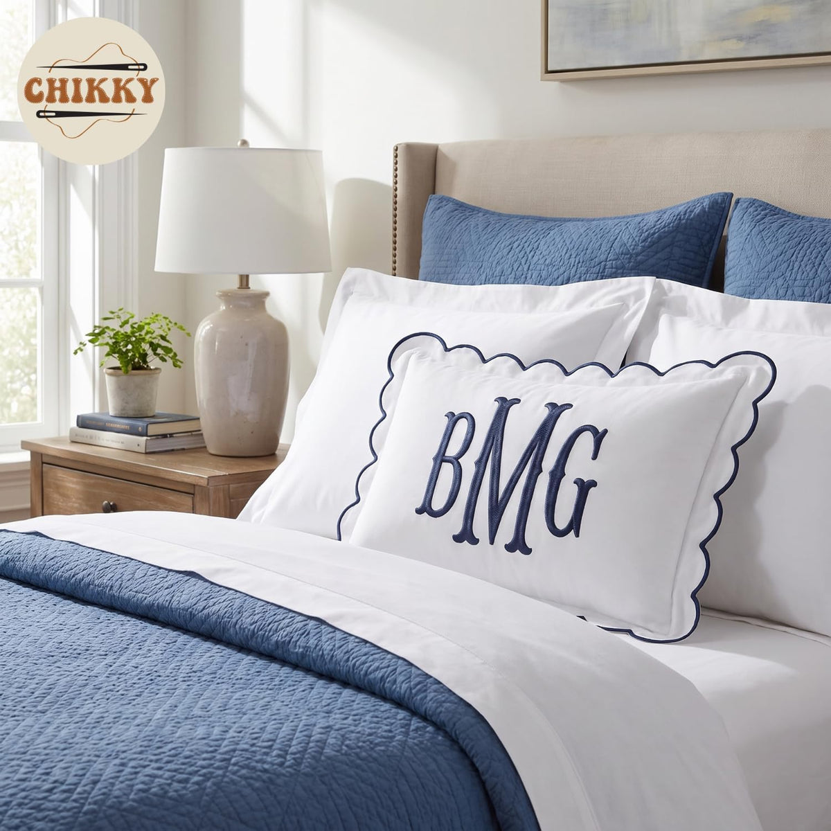 Personalized Embroidered Pillow Cover — image 4