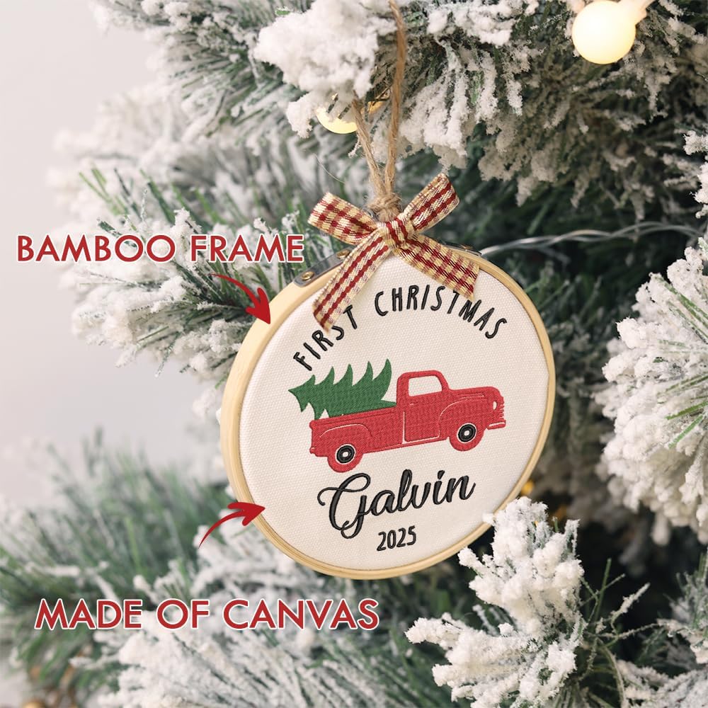 Personalized Baby's First Christmas Ornament — 4 — image 6