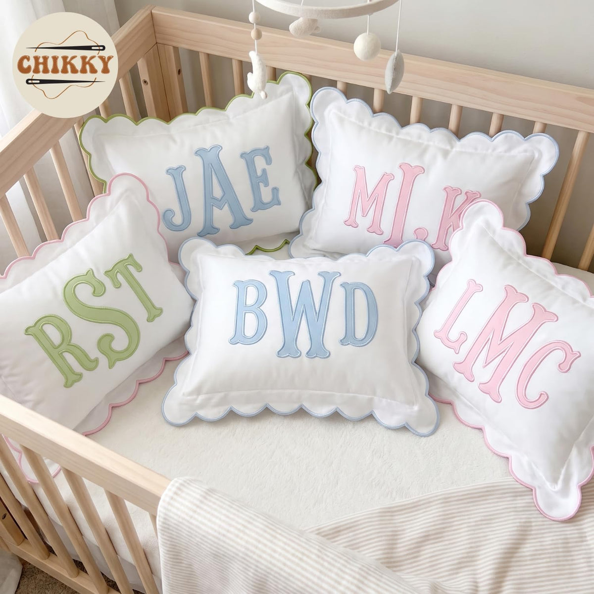 Personalized Embroidered Pillow Cover — image 7