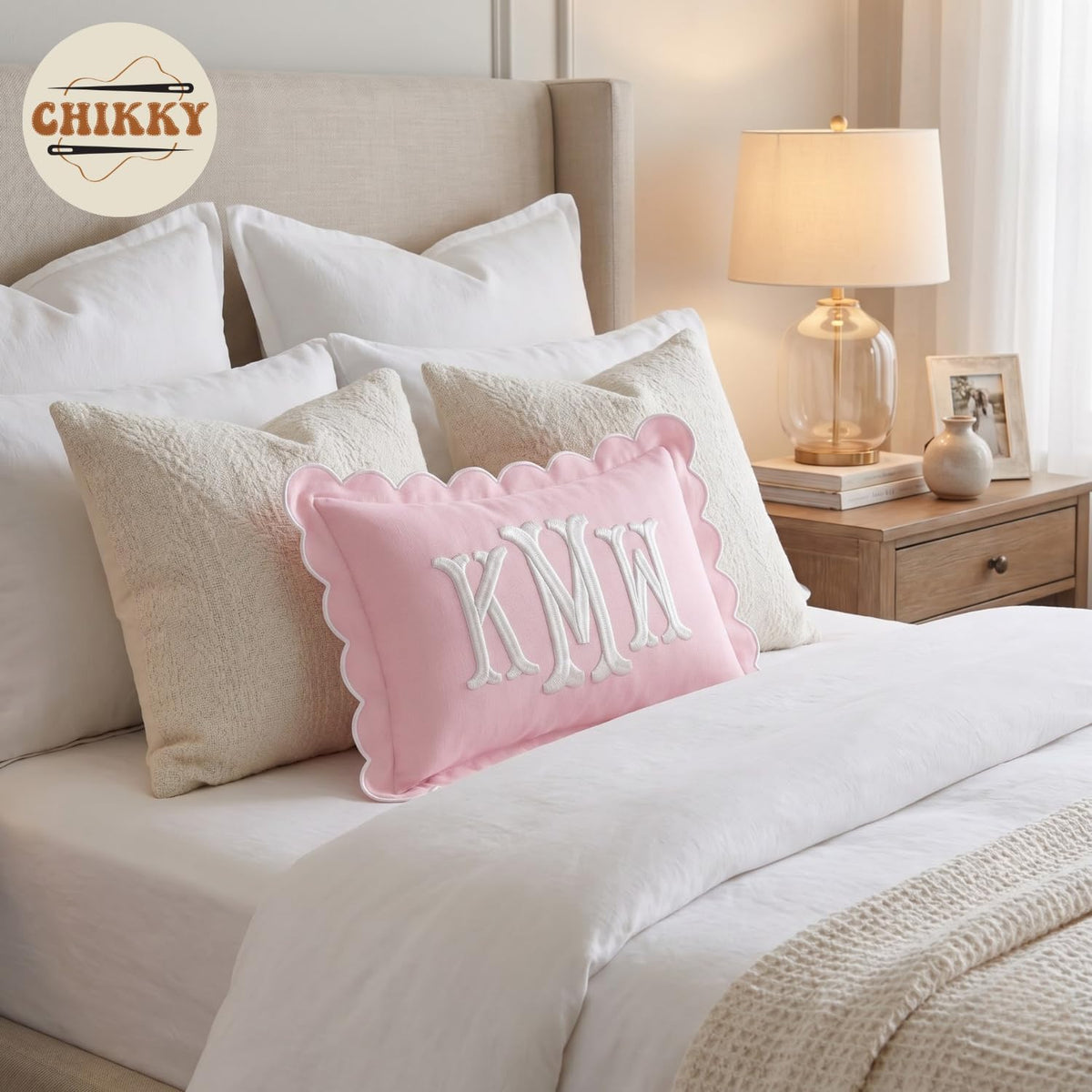 Personalized Embroidered Pillow Cover — image 2