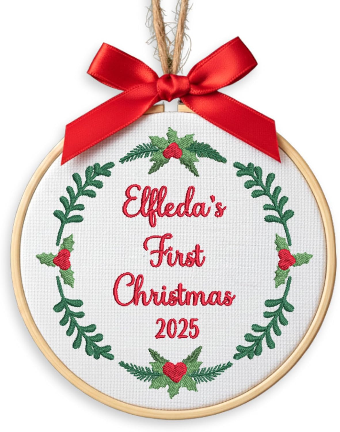 Personalized Baby's First Christmas Ornament — 3